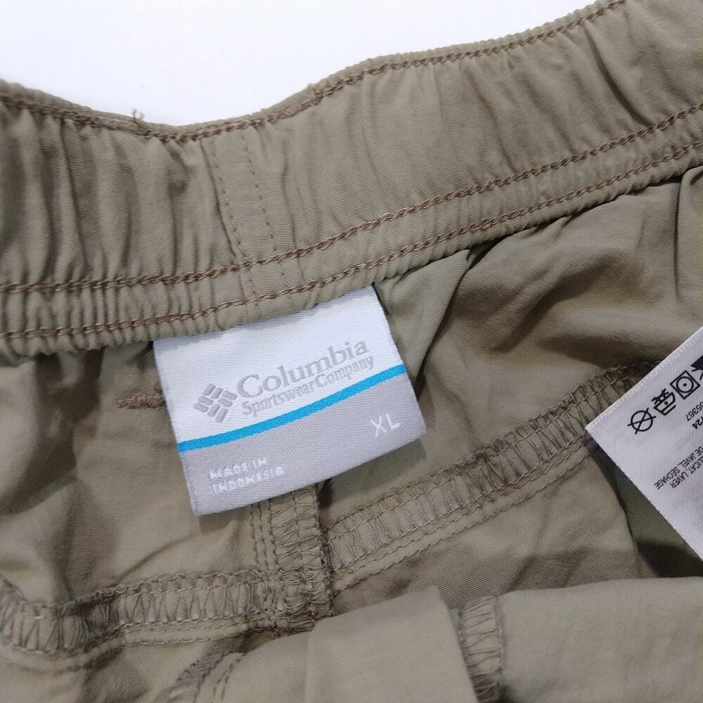 Vintage Y2K Columbia Womens Shorts Size XL High Rise Hiking GORPcore Belted - Picture 6 of 8